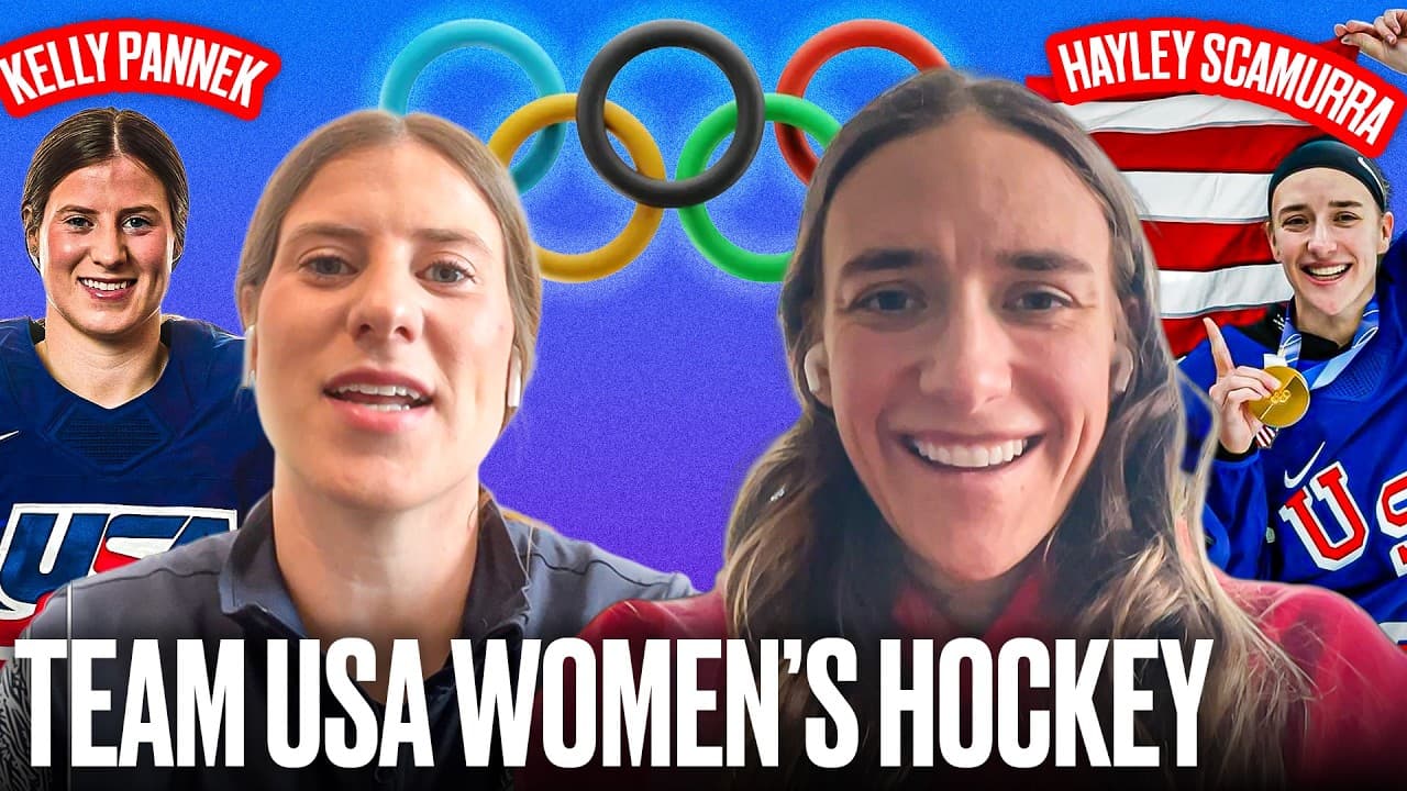 US Women's Hockey Gold Medalists Talk Youth Sports & Growing Up on the Ice